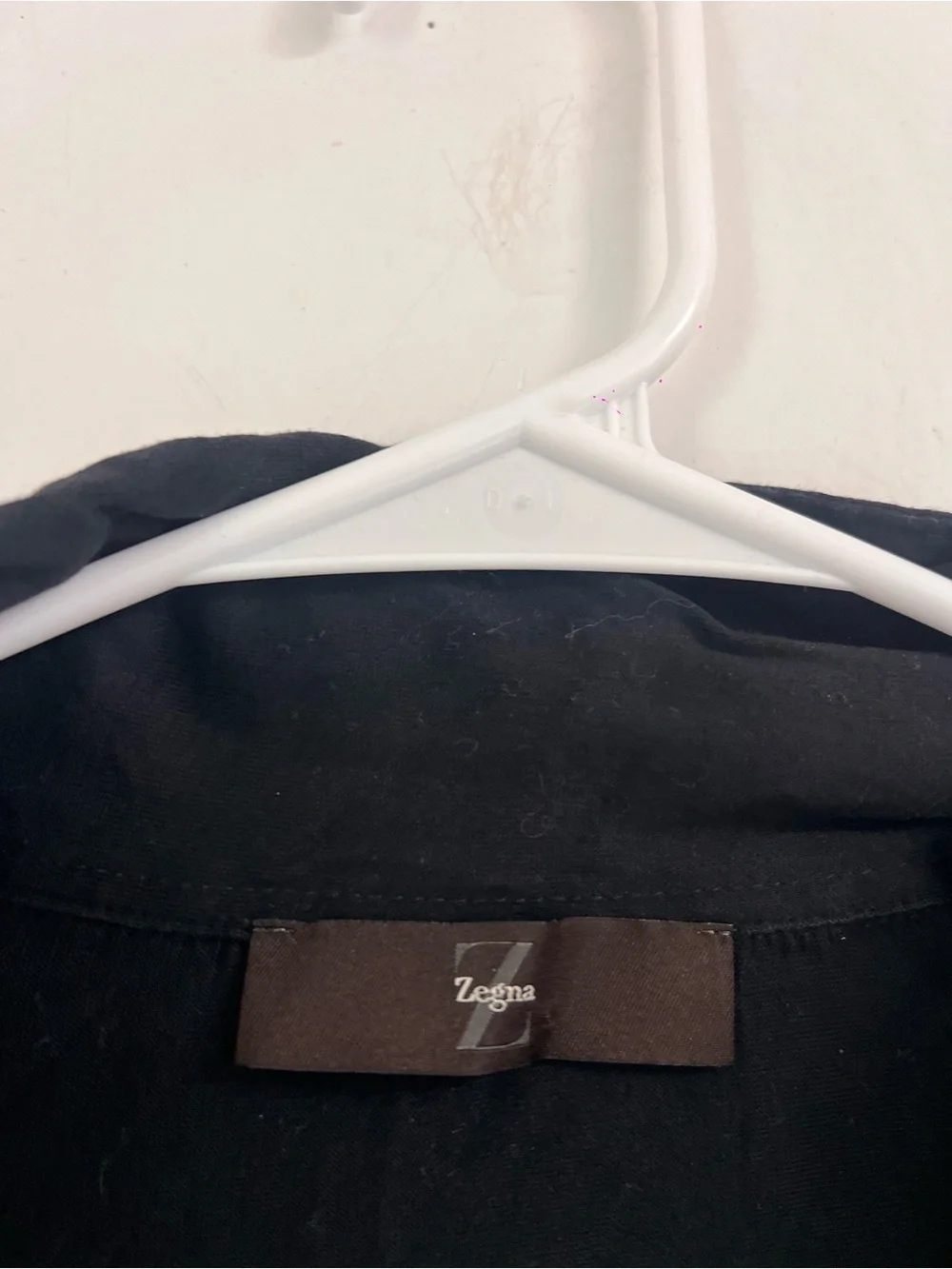 Zegna Black Cotton Short Sleeve Polo $568 Size XL
